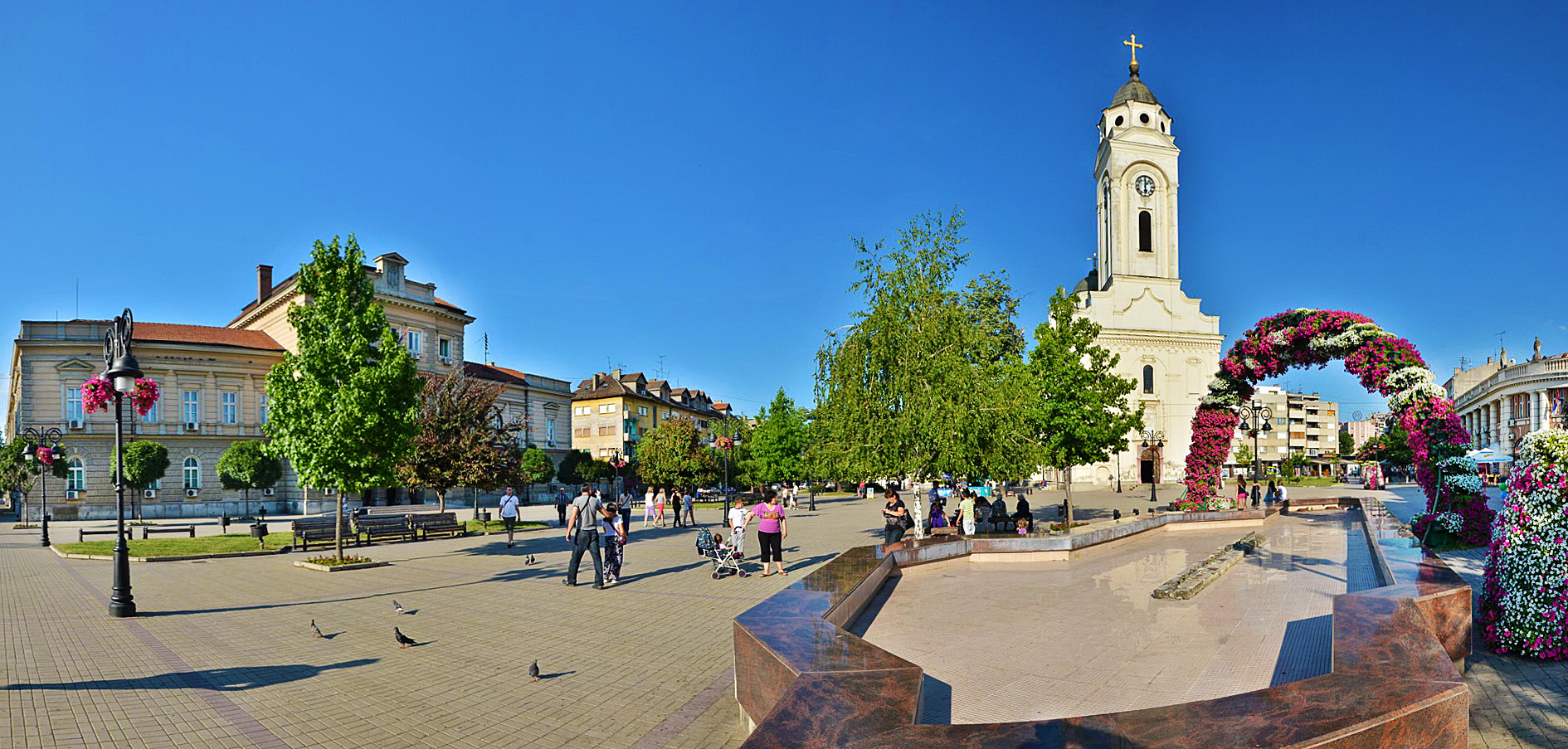 European city architecture representing the beginning of Bogdan's journey