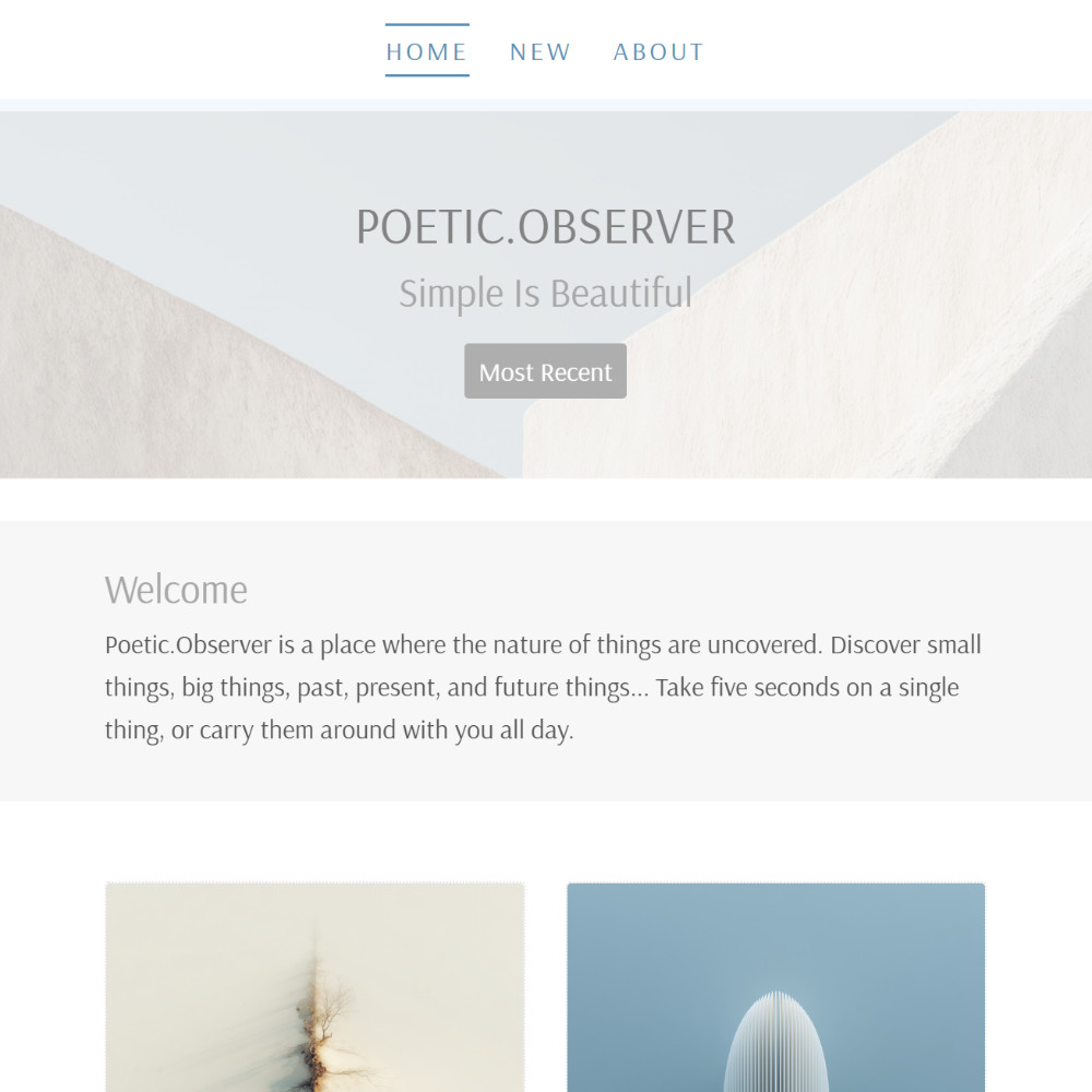 Poetic Observer