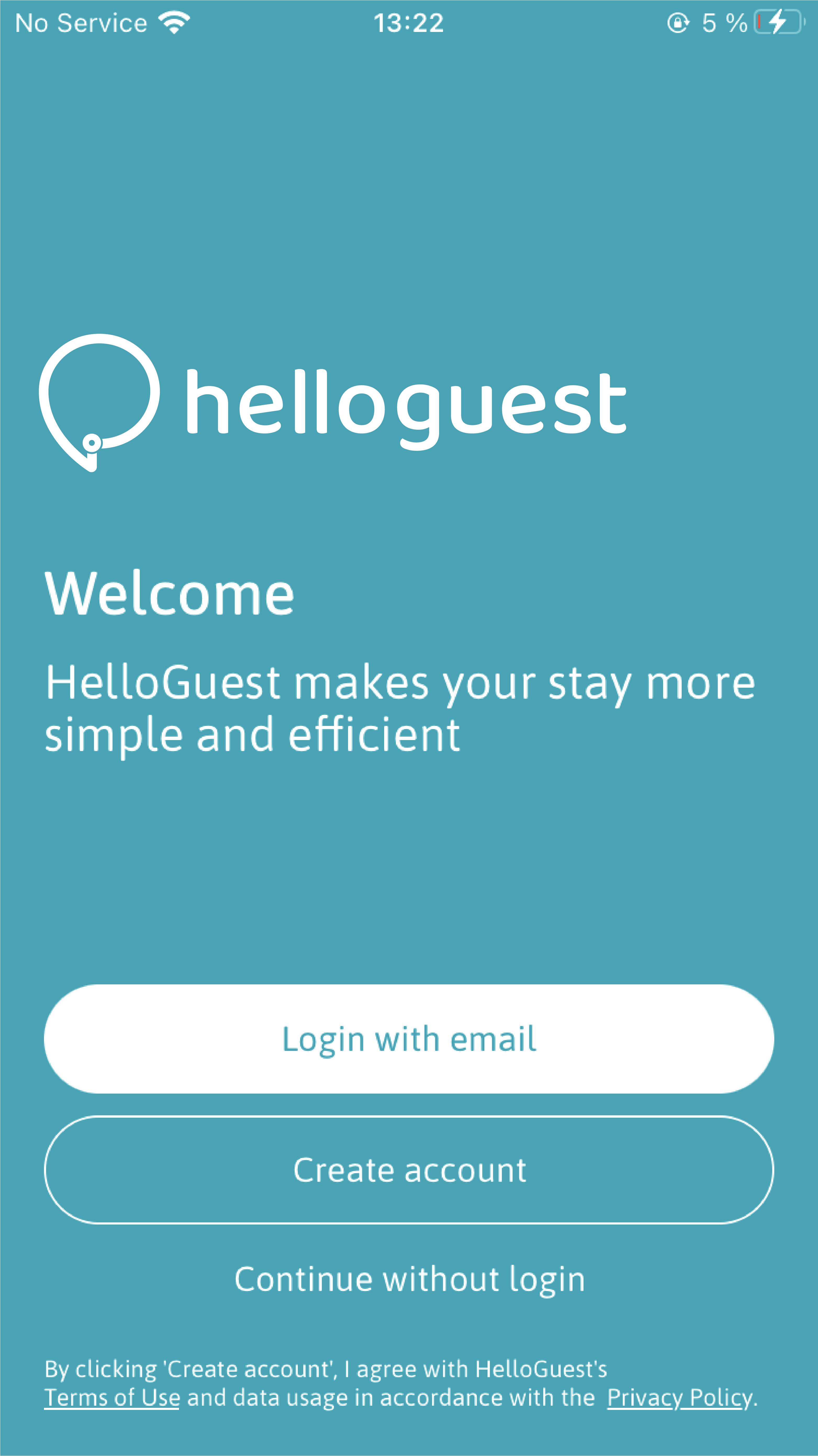 Self Check in Mobile