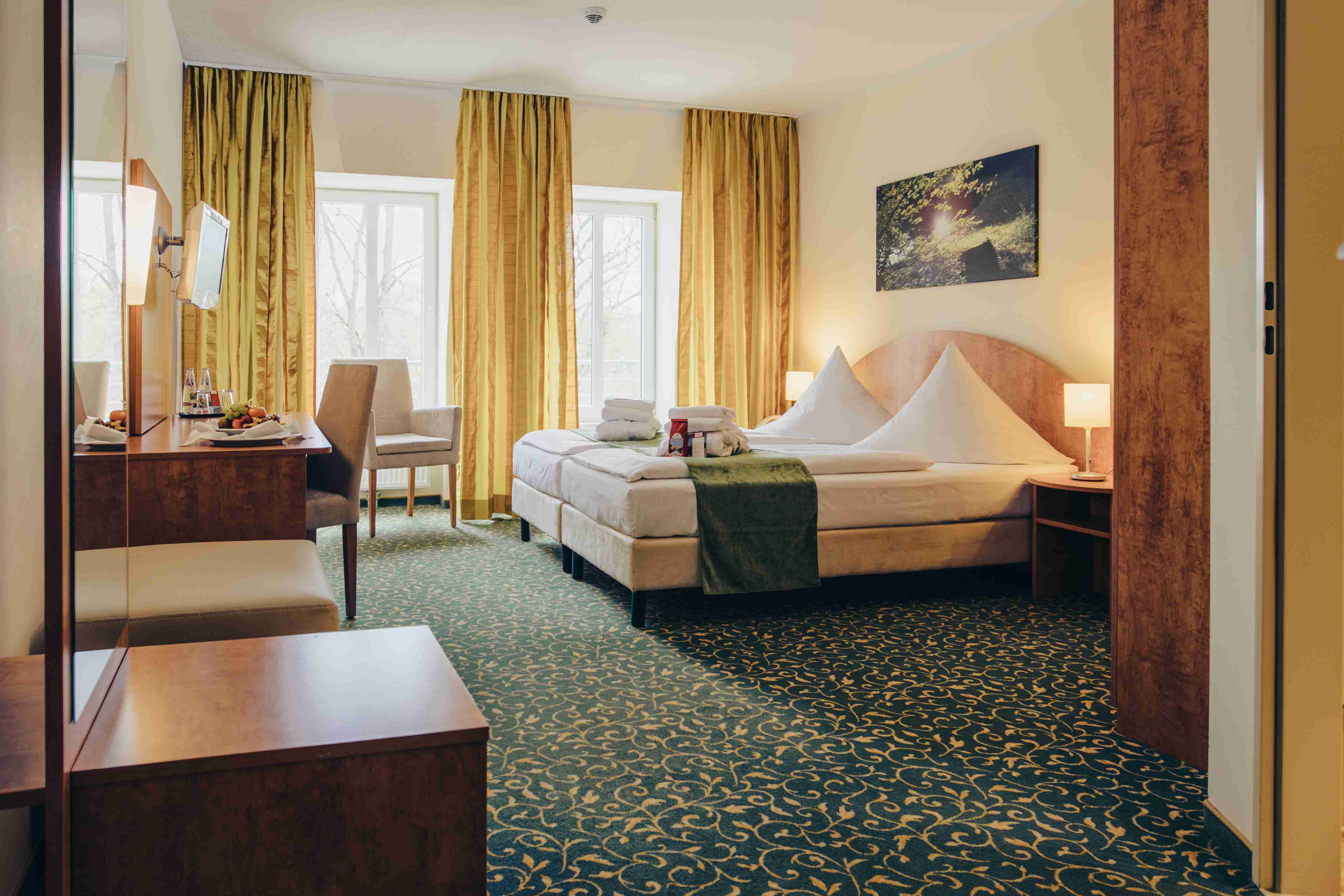 Zimmereinrichtung im Kulturhotel Fürst Pückelr 