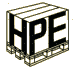 Logo HPE - Mitglied im Bundesverband Holzpackmittel Paletten Exportverpackungen e.V.