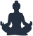 Meditierende Person Icon