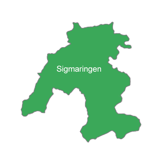 Sigmaringen Karte