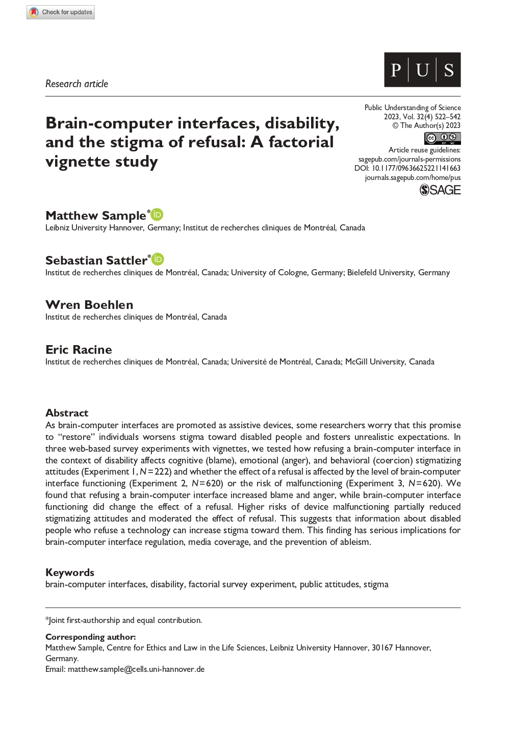 Friedrich O., Seifert J., Schleidgen S. (Hrsg.) (2023): Mensch-Maschine-Interaktion – Konzeptionelle, soziale und ethische Implikationen neuer Mensch-Technik-Verhältnisse. Münster, mentis