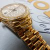 €17500,-VINTAGE  RARITÄT 37 Jahre gut erhaltene mit über 300 Diamanten besetzte  18K Rolex 750 Gold Oyster Perpetual Ref. 6917 mit Original Rolex-Box  Die Uhr geht einwandfrei..Die Originalität wird mit Juwelier Zertifikat zugesichert..