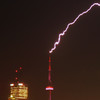 Blitzeinschalg in den CN Tower