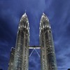 Die Petronas Towers bei Nacht