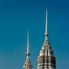 Die Spitzen der Petronas Towers