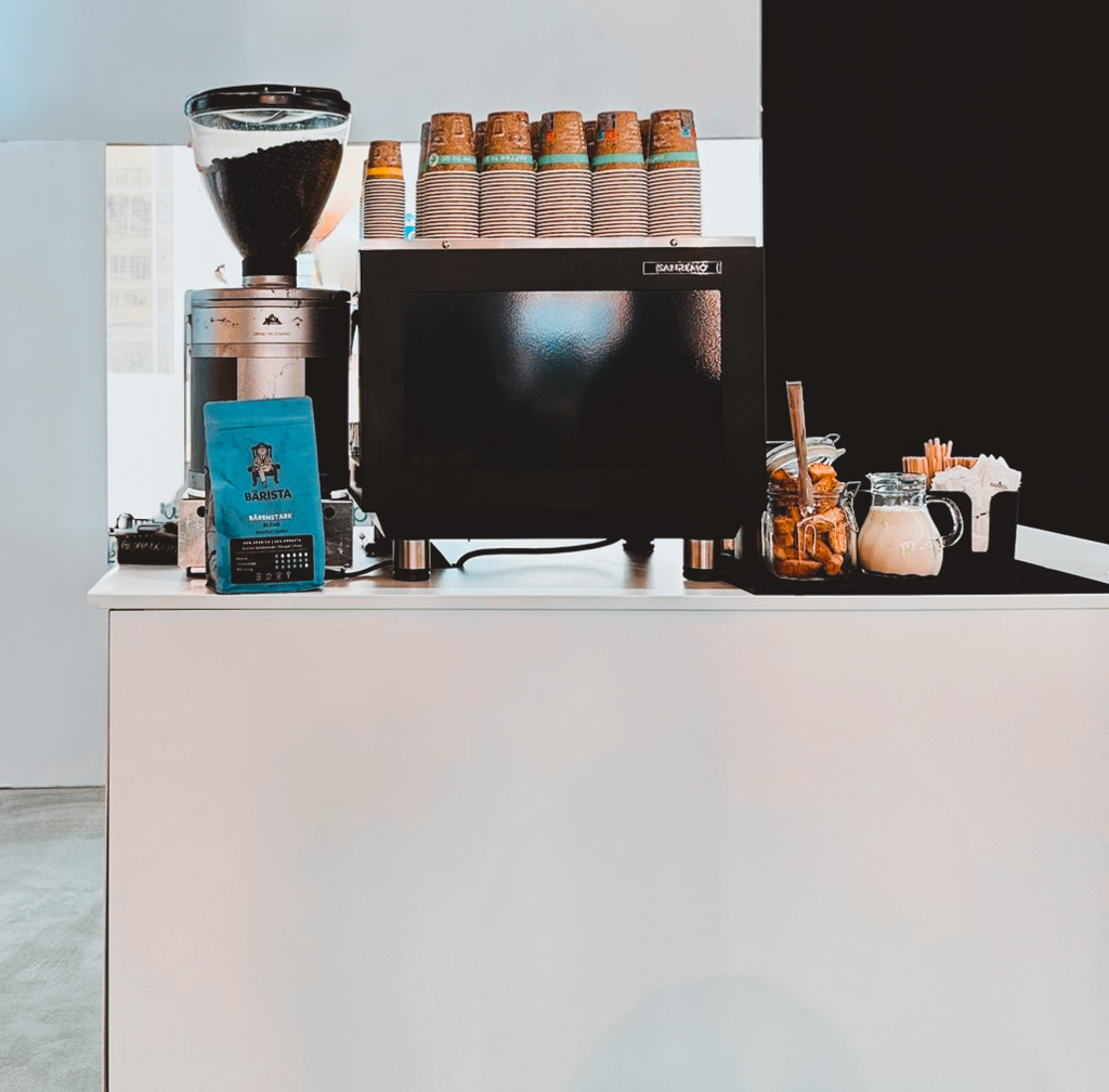 Mobile Kaffeebar auf einer Messe in Stuttgart