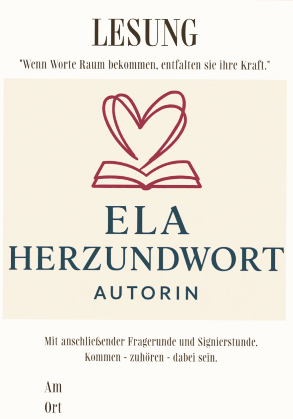 Lesungen Deckblatt