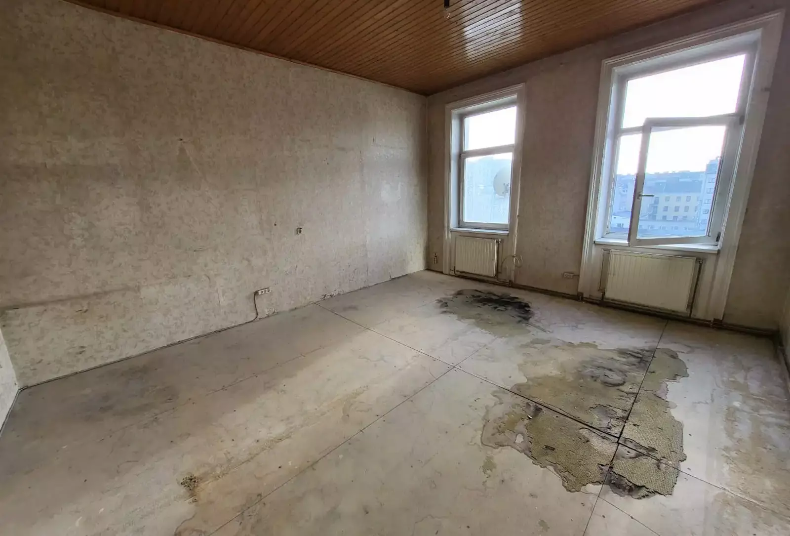 Entrümpelte Wohnung