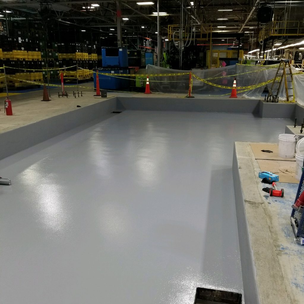 Epoxy Containment Pit