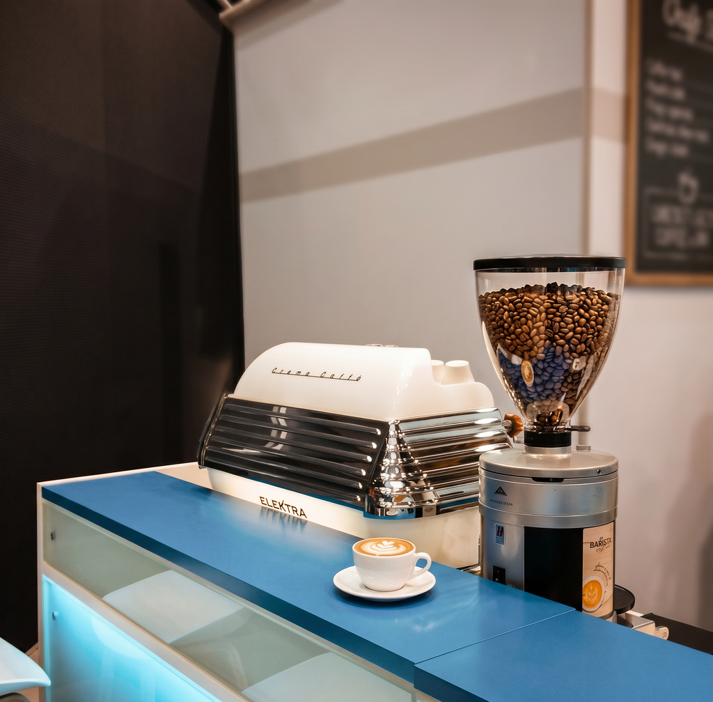 Mobile Kaffeebar auf einer Messe in Nürnberg