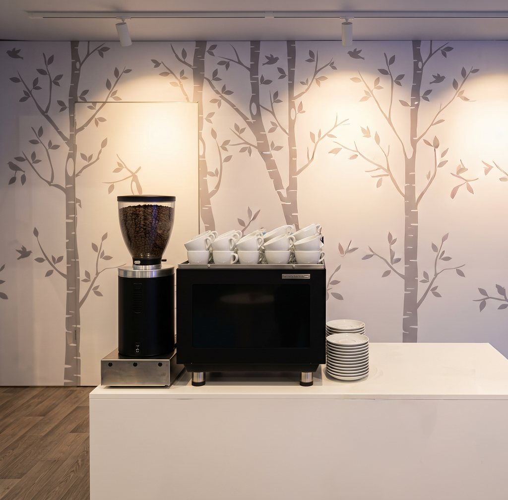 Mobile Kaffeebar auf einer Messe in Frankfurt
