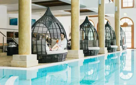 Water ski cableway in Petersdorf