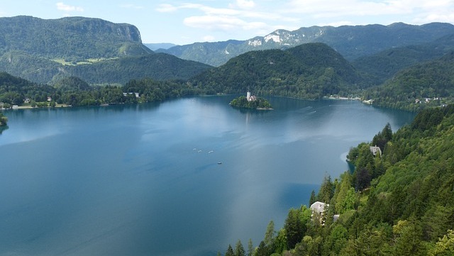 Slowenien Bled Rundflug