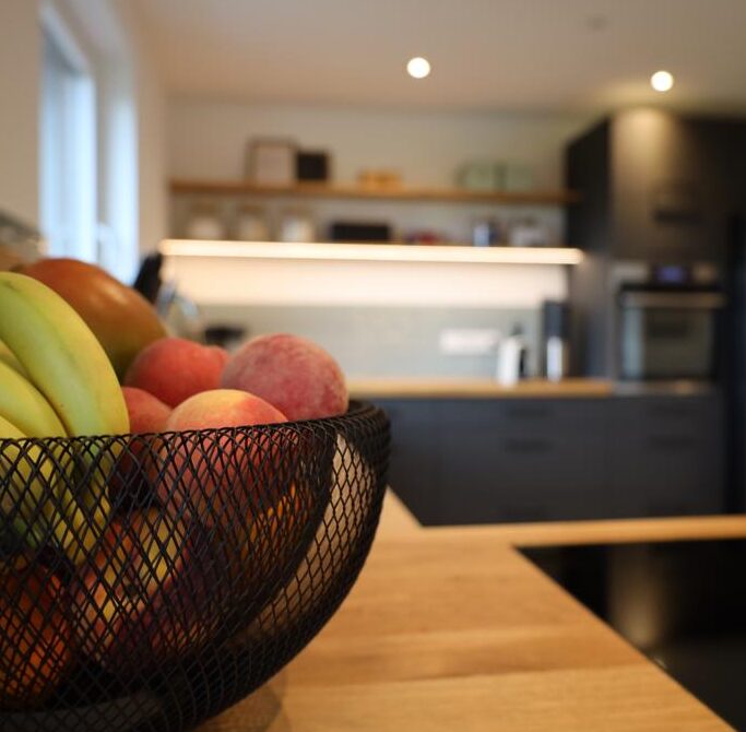 Nahaufnahme Küche aus Holz