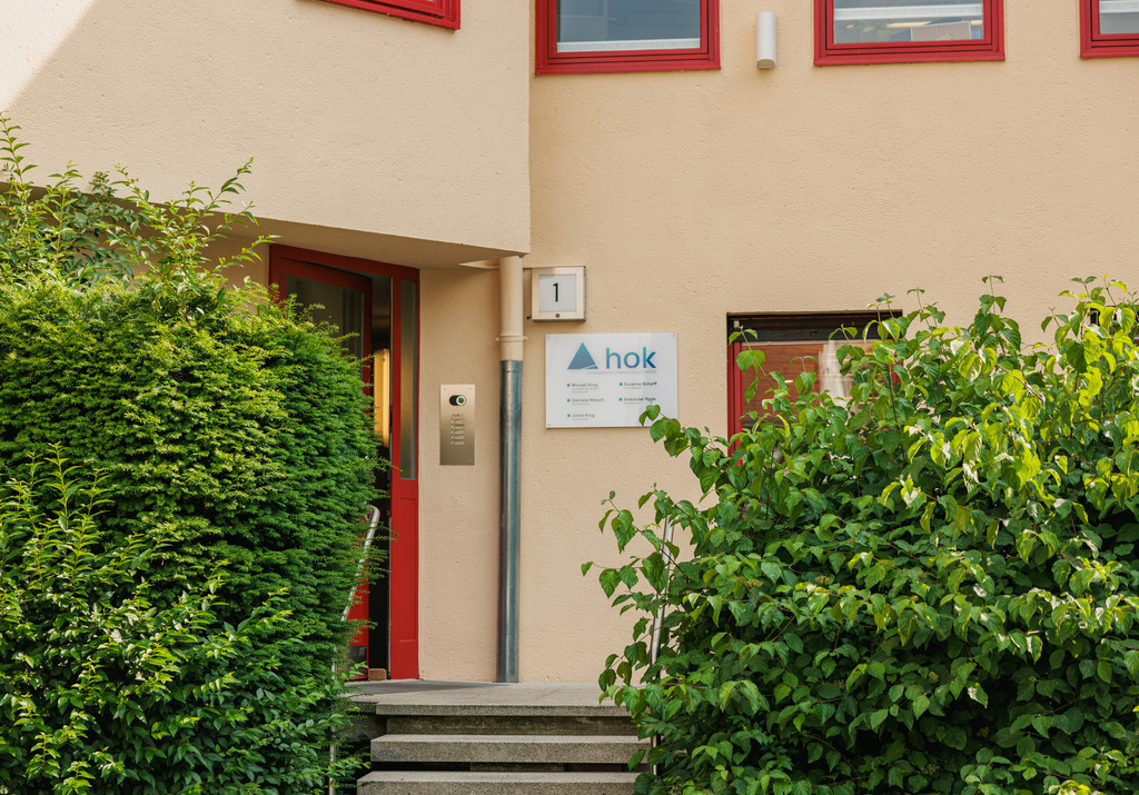 Außenansicht des Kanzleigebäudes