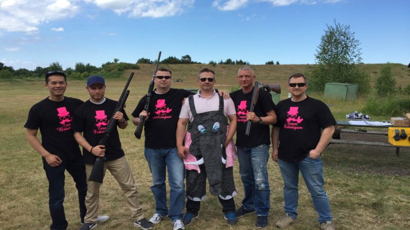JGA bzw. Junggesellenabschied beim Tontaubenschießen
