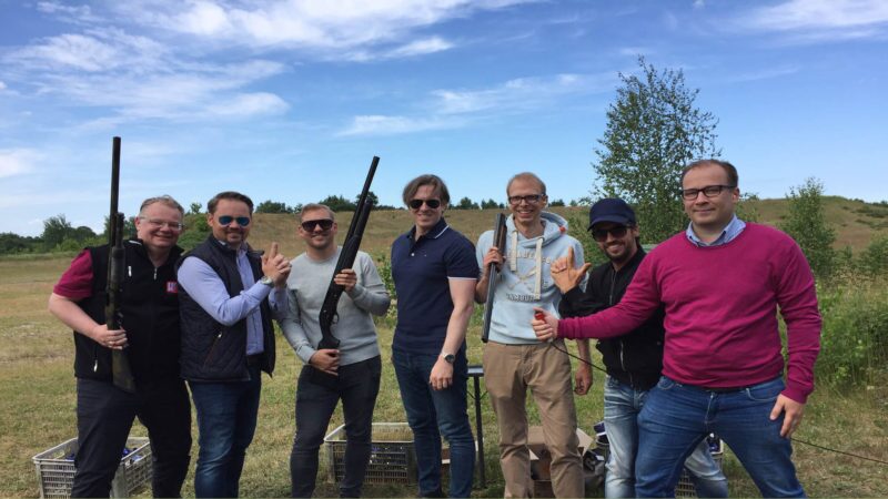 Sommerfest einer tollen Truppe beim Totaubenschießen