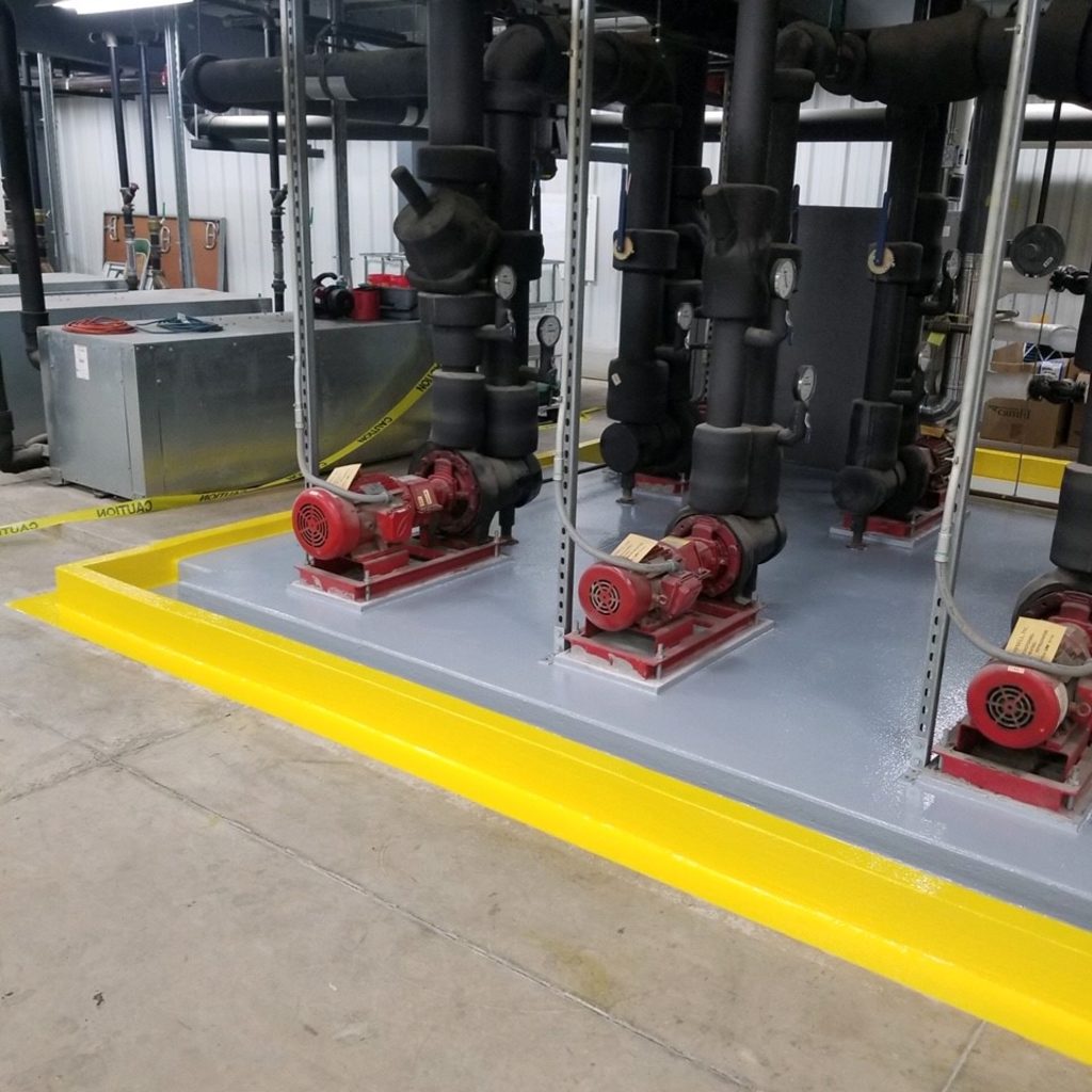 Epoxy Containment Curb