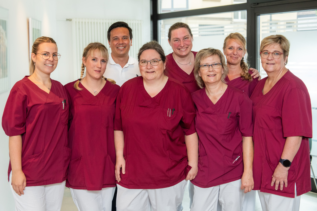 Team des Nierenzentrums Bad Nenndorf in der Praxis