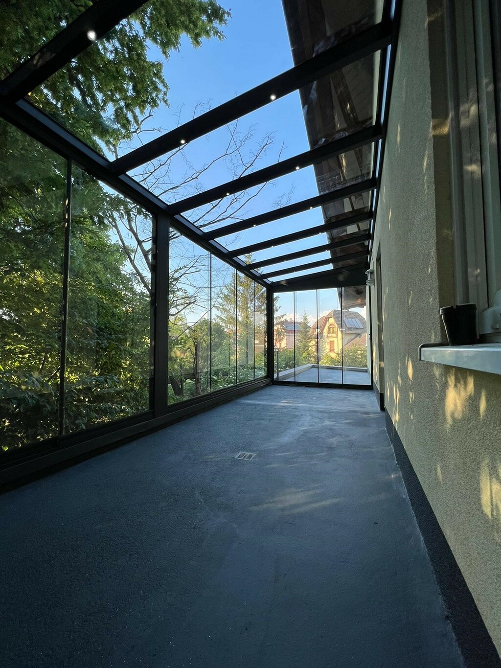 Alu Glasüberdachung mit seitenwände von Hd Veranda