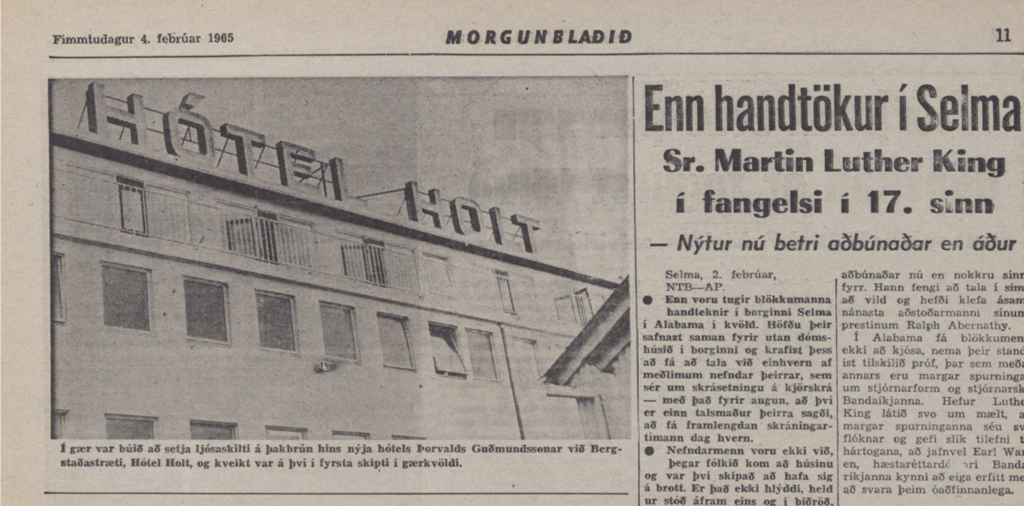 Hotel Holt - Our story