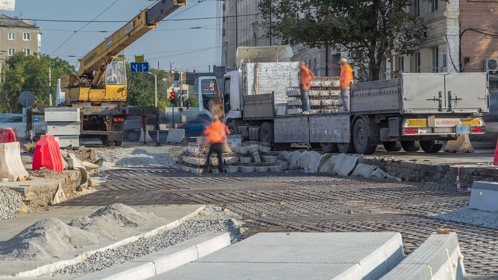 Straßenbau und Pflasterarbeiten