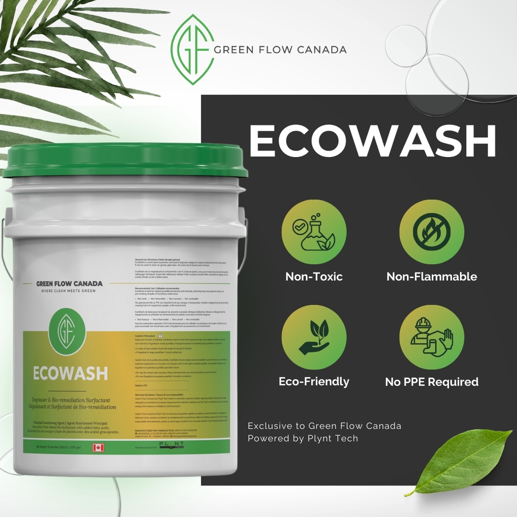 Ecowash eco friendly industrial cleaning solution