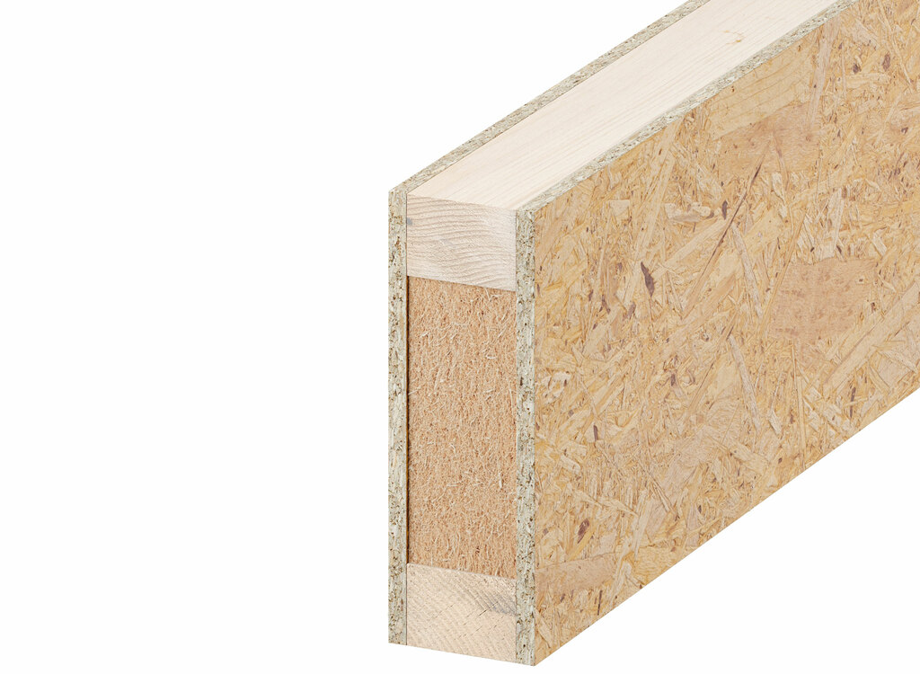 Drei Querschnitte Konstruktionsvollholz