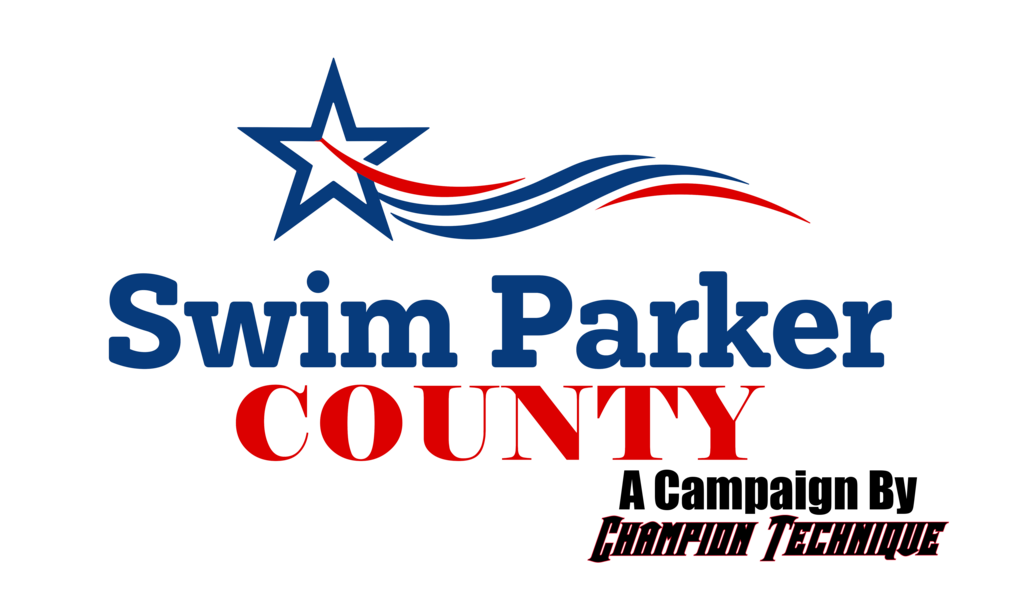 Compete against other Parker County swimmers in innovative swimming challenges hosted by Chapion Technique in Parker County - Swim Aledo, Swim Weatherford, Swim Brock, Swim Walsh.