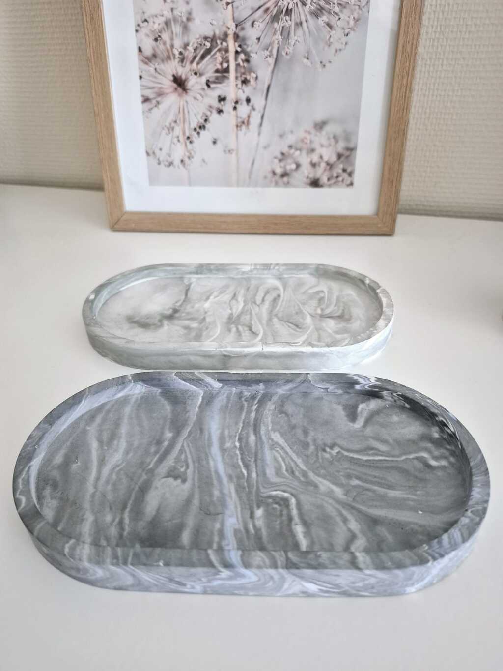 Kollage von Marmorarbeiten