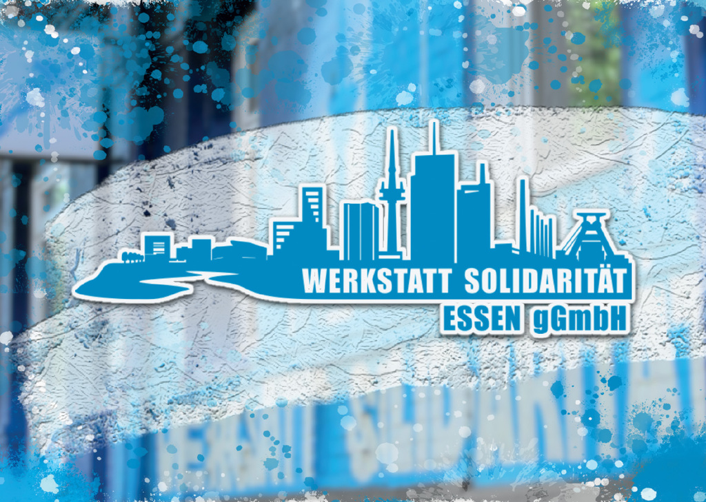 Logo auf einer Glasfläche