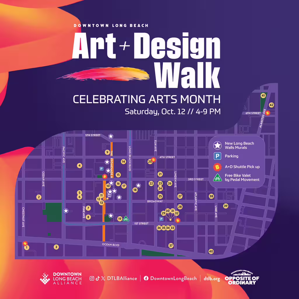 Art + Design Walk Map