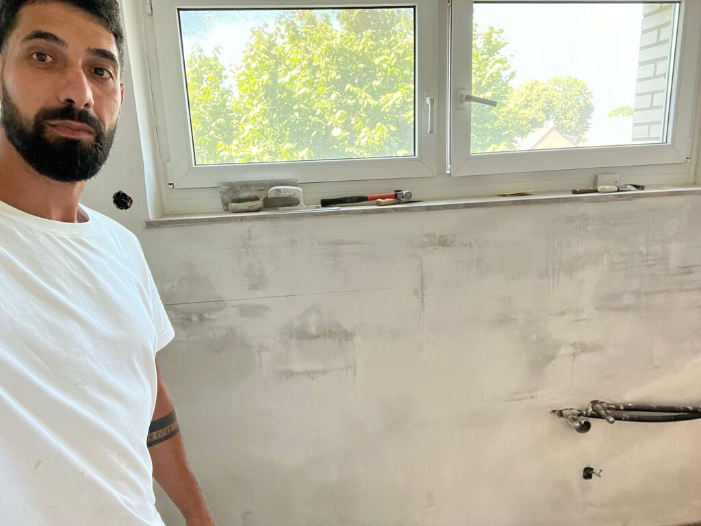 Büroraum neu gestrichen