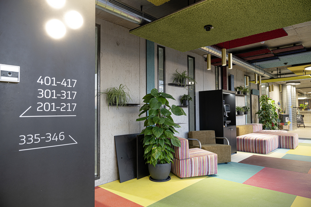 boulderbar hotel Leonding hallway