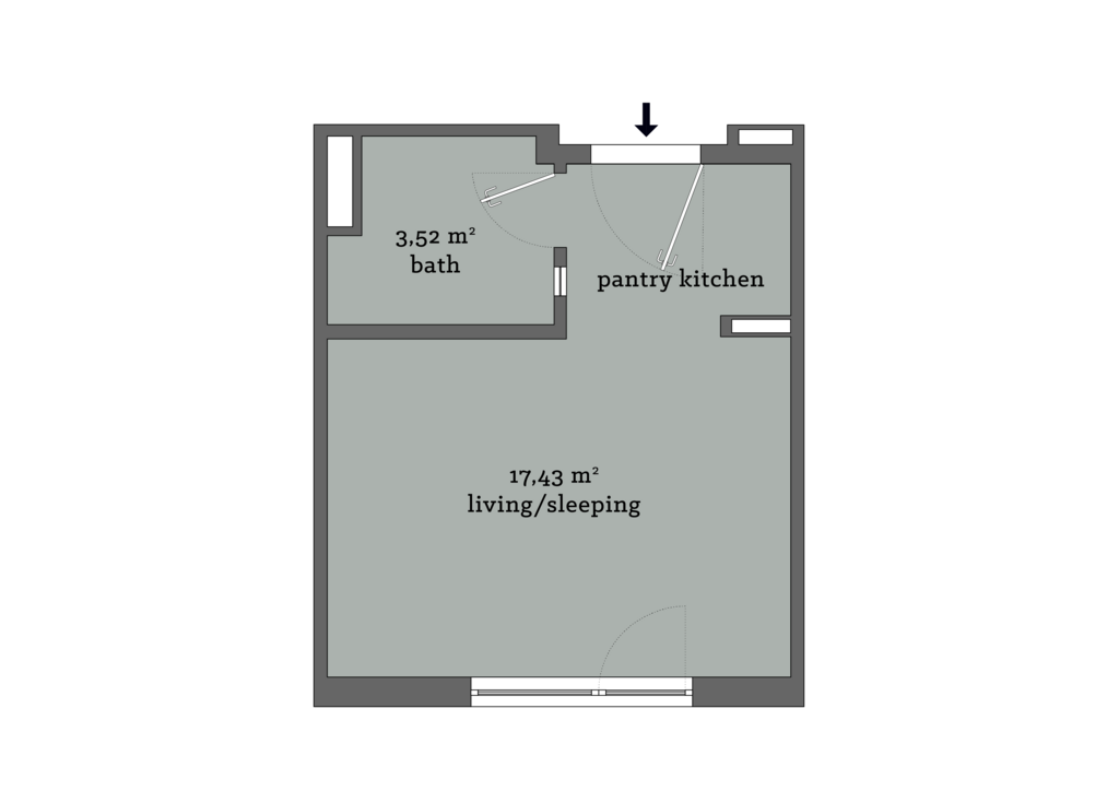 Boho Apartment Plan