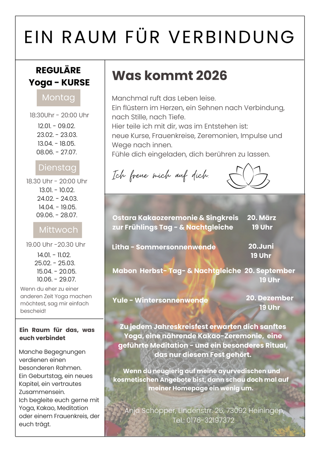 Ein Raum für Verbundung