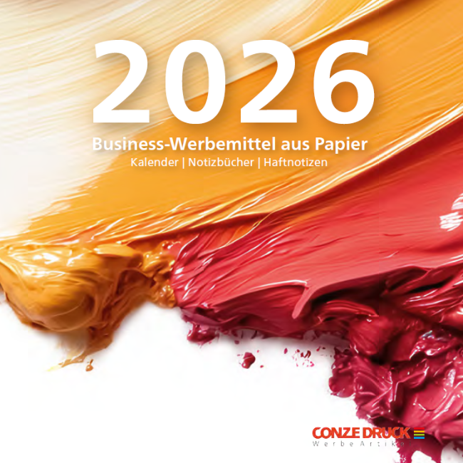Kalender 2026 & Business-Werbemittel aus Papier