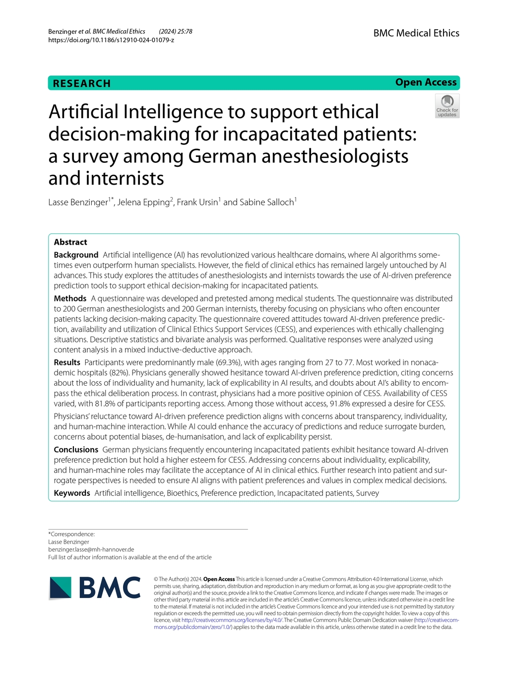 Heinrichs, J.-H., Beck, B., & Friedrich, O. (Eds.). (2024). Neuro-ProsthEthics. Ethical Implications of Applied Situated Cognition. Springer - Metzler