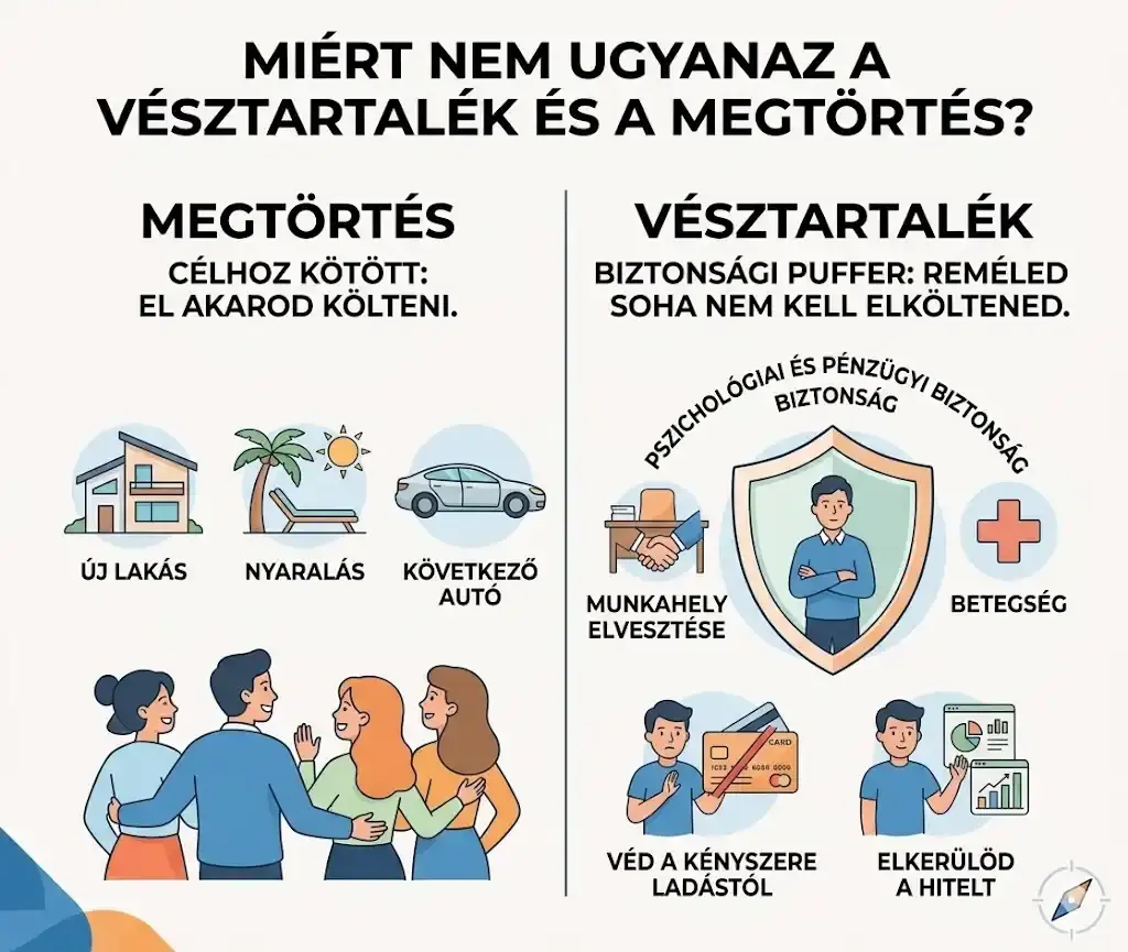 Vésztartalék mint pénzügyi golyóálló mellény – vészhelyzeti alap felépítése