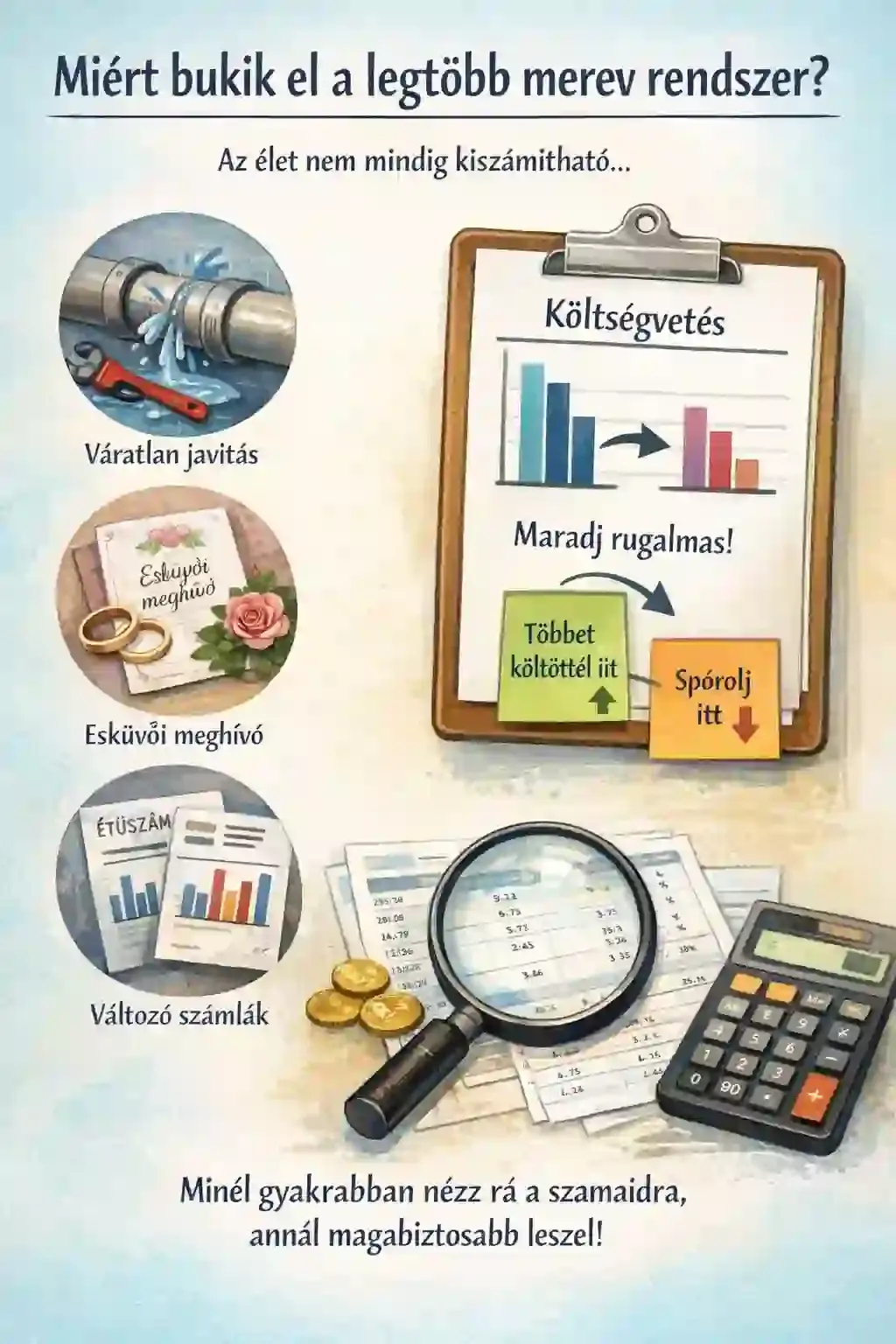Rugalmas költségvetés – élő rendszer a merev táblázat helyett