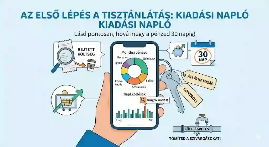 Kiadási napló vezetése – az első 100 ezer forint alapja
