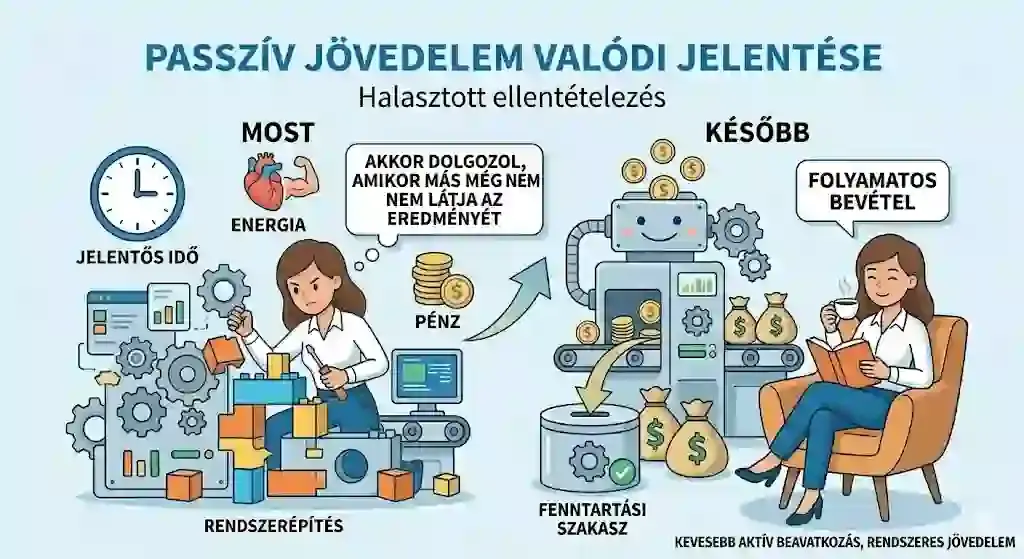 Passzív jövedelem valósága – halasztott ellentételezés elve