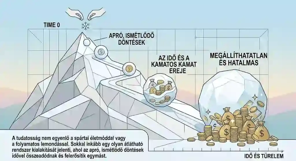 Pénzügyi szokások rendszere – apró döntések összeadódó hatása