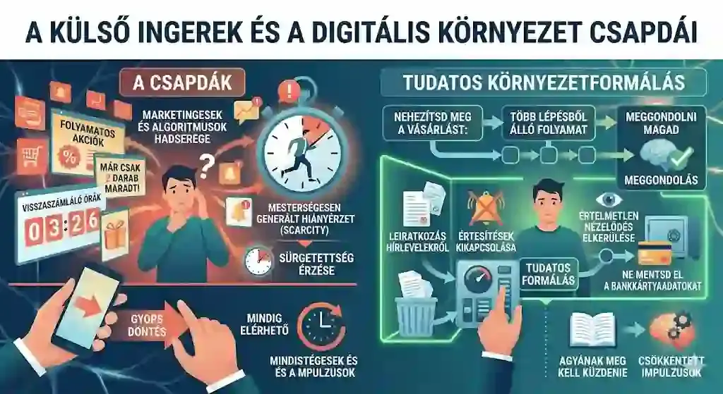 Digitális környezet csapdái – mesterséges sürgetettség és scarcity