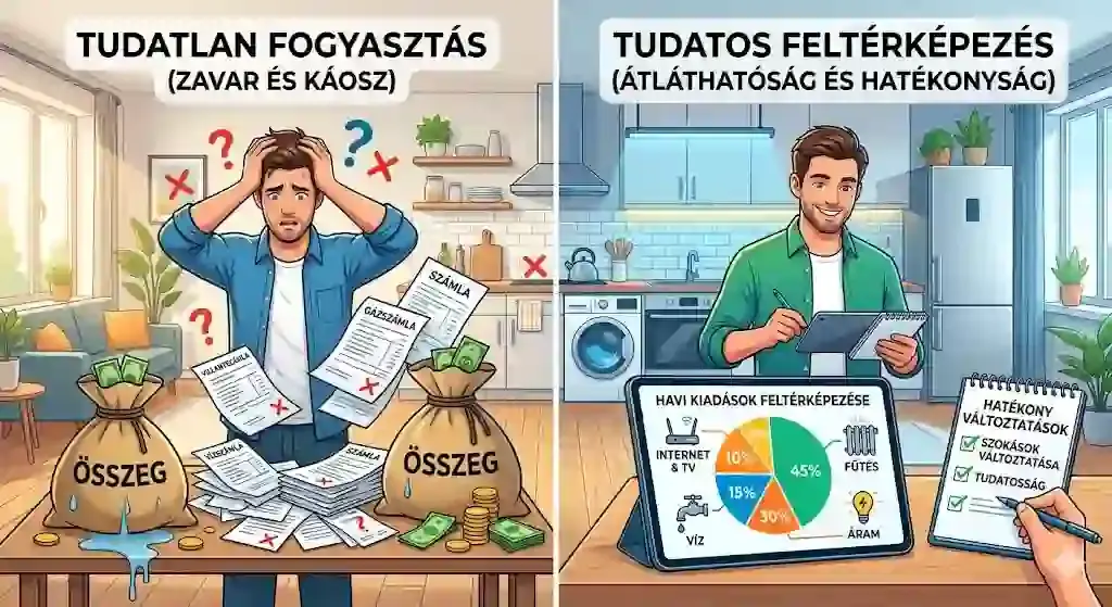 Rezsiköltségek feltérképezése – melyik terület viszi a legtöbb pénzt