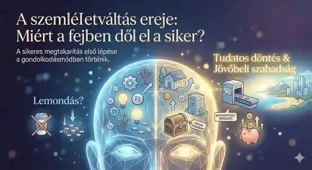 Pénzügyi szemléletváltás – megtakarítás mint a jövőbeli szabadság alapja