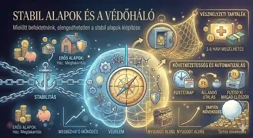 Vészhelyzeti tartalék és automatizált megtakarítás – stabil pénzügyi alapok